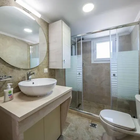 Family Villa Portes With Panoramic View! Pithos Exterior foto