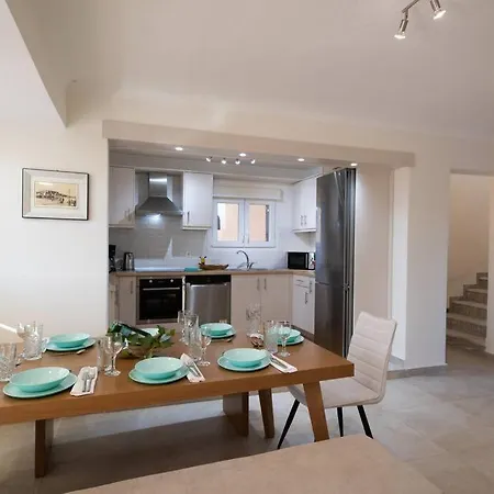 Family Villa Portes With Panoramic View! Pithos Exterior foto