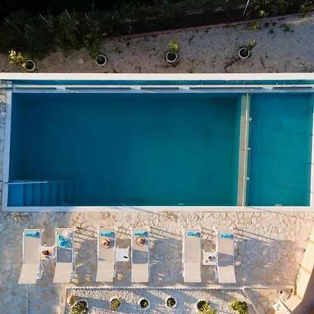 Family Villa Portes With Panoramic View! Pithos Exterior foto