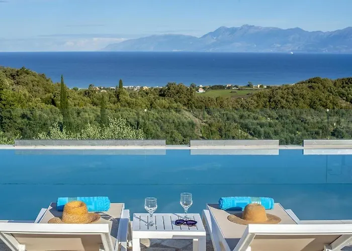 Family Villa Portes With Panoramic View!